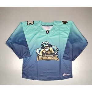 Uncommon Fit New England‎ Chowderheads Professional Box Lacrosse Jersey Youth XL